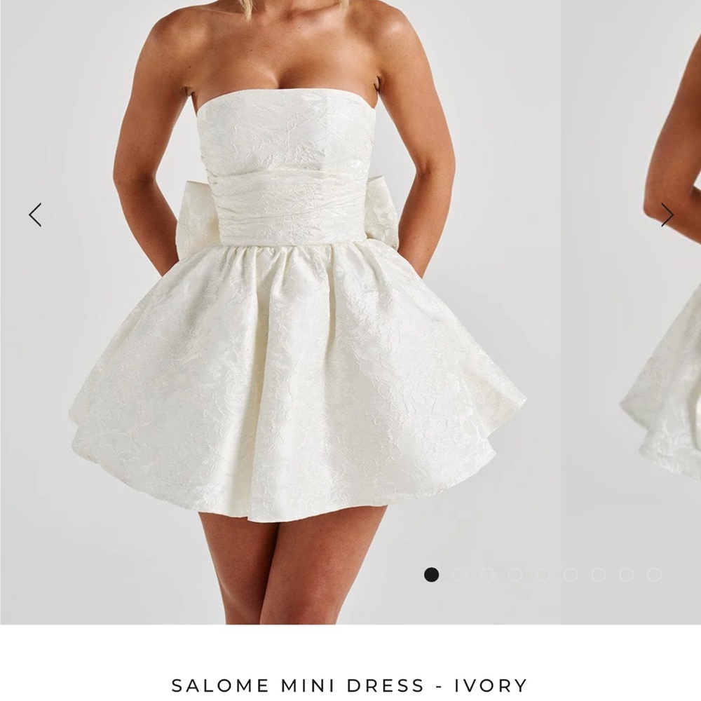 Babyboo Salome Ivory Mini Dress